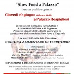 Slow Food 19 giugno