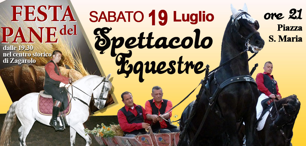 Spettacolo Equestre nella Festa del Pane