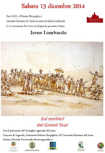 13 dicembre: presentazione del libro Irene Lombardo – Sui Sentieri del Grand Tour