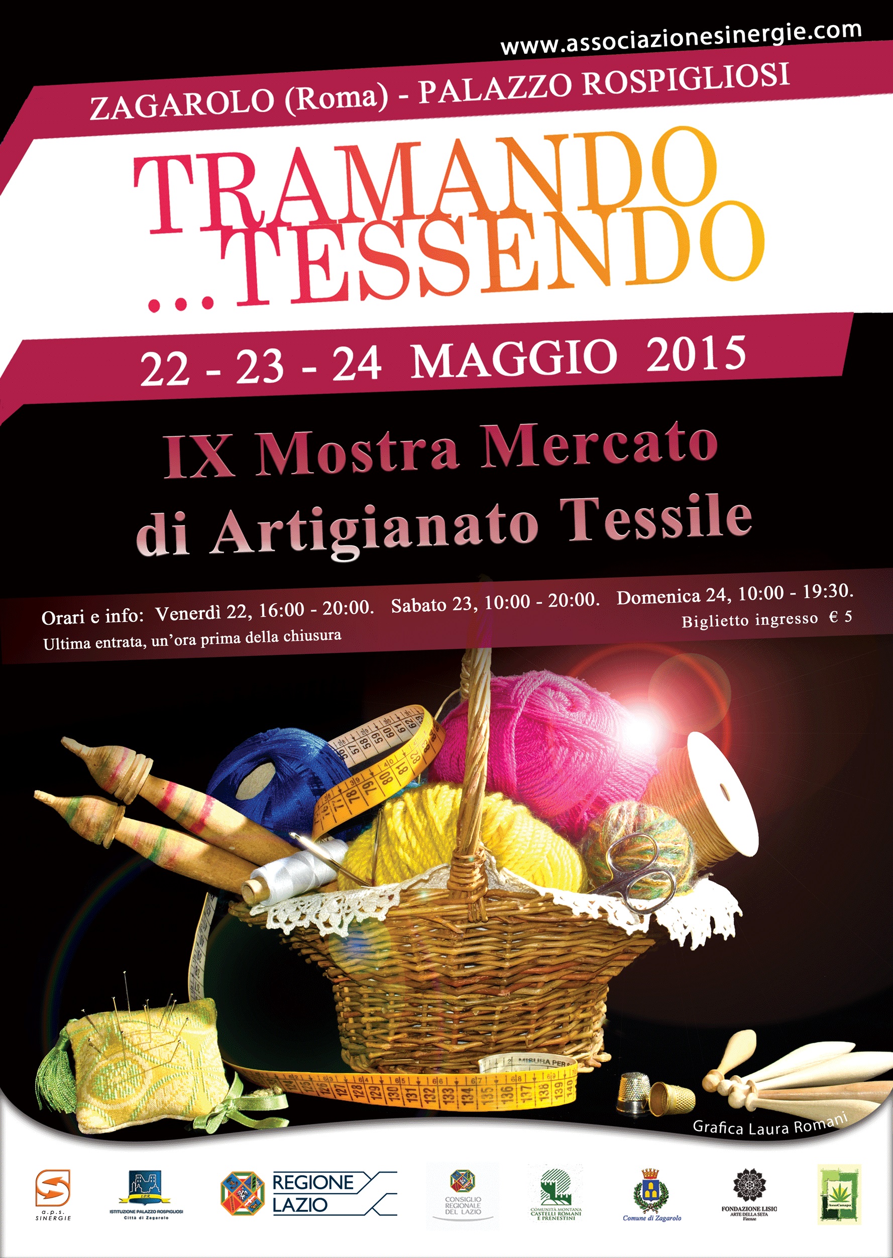 Tramando… Tessendo 2015, IX Mostra Mercato di Artigianato Tessile