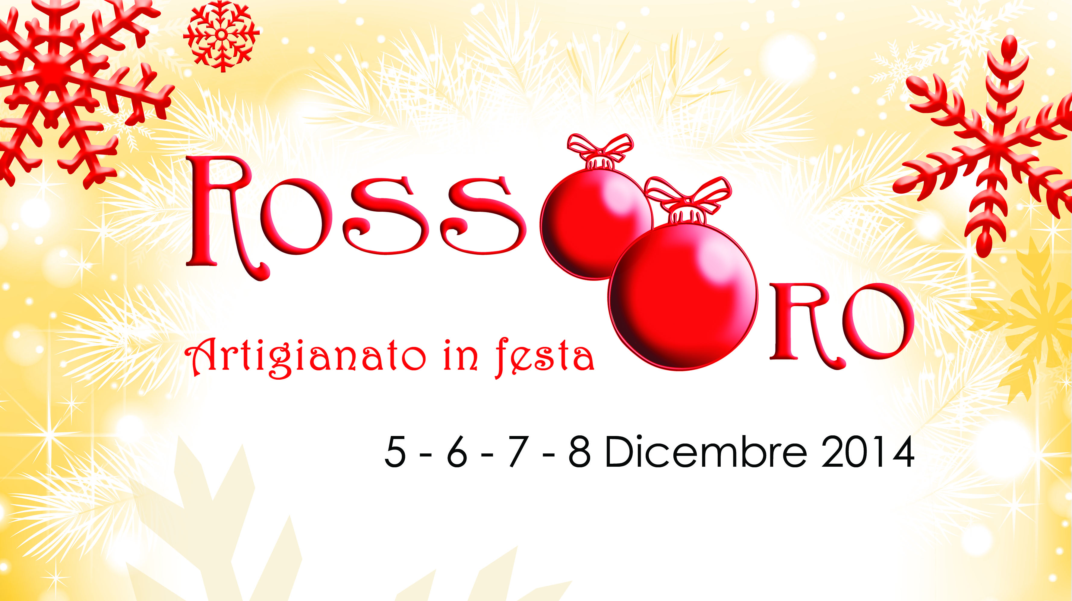 RossoOro – Artigianato in festa 6-7-8 Dicembre