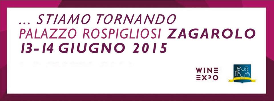 Winexpo, 13 e 14 giugno a Palazzo Rospigliosi