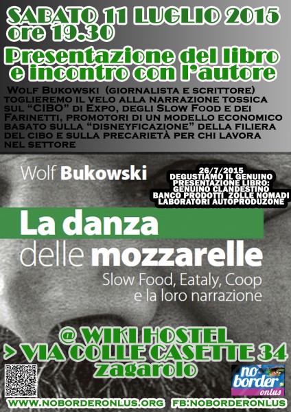 11/07 – Presentazione del libro “La danza delle mozzarelle” a Wiki Hostel