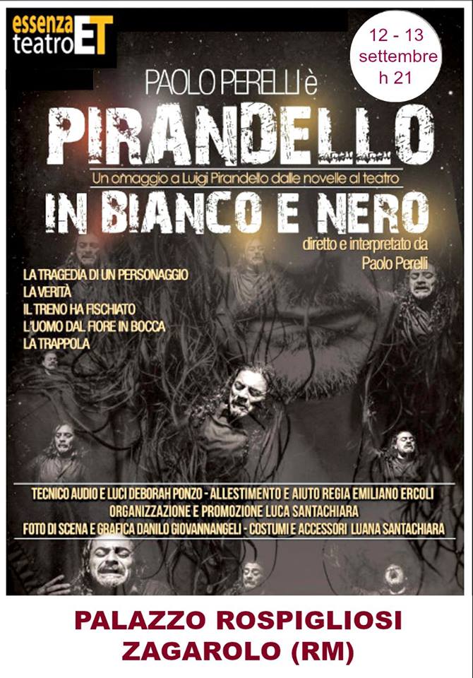 12-13 Settembre – Pirandello in Bianco e Nero