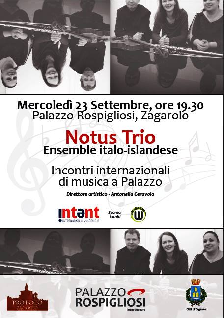 23 Settembre – Notus Trio in Concerto @ Palazzo Rospigliosi