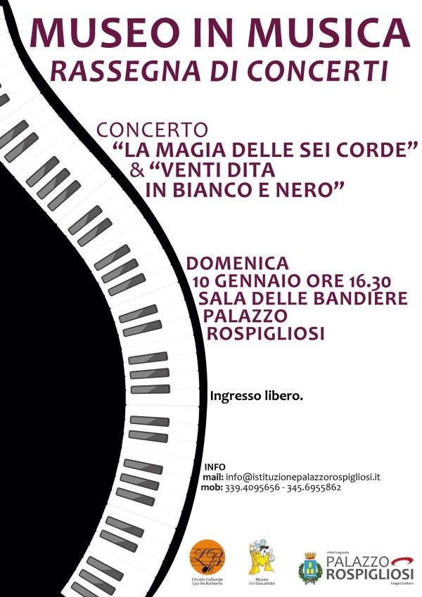 Domenica 10 Gennaio – Museo in Musica @ Palazzo Rospigliosi