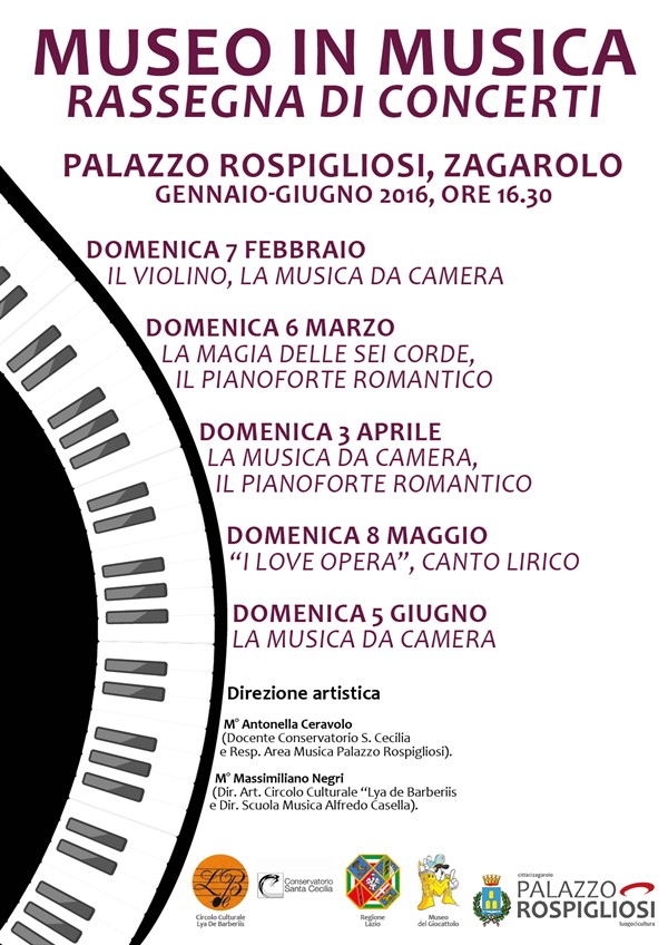 Rassegna di concerti Museo in Musica @ Palazzo Rospigliosi – Programma completo
