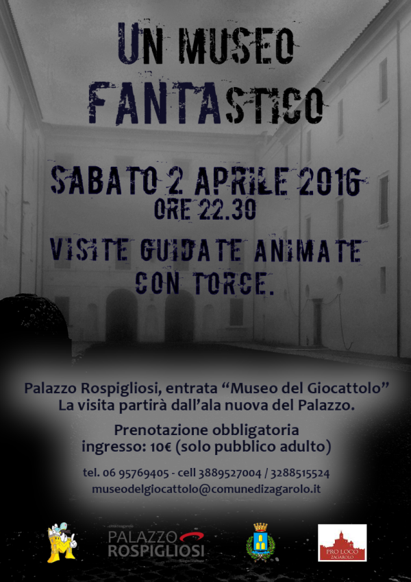 Sabato 2 Aprile – UN MUSEO FANTASTICO – Visita Notturna a Palazzo Rospigliosi