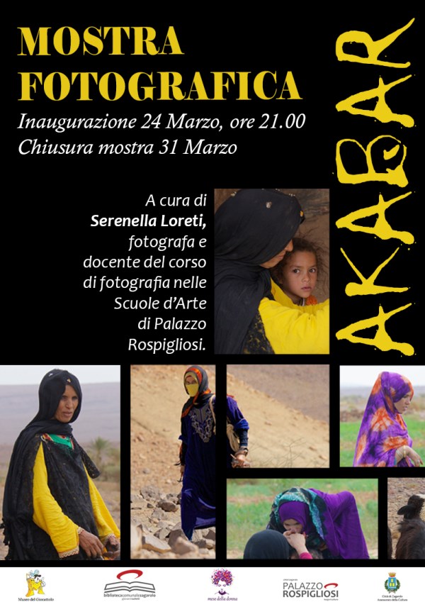 24 – 31 Marzo “Akabar” Mostra fotografica @ Palazzo Rospigliosi