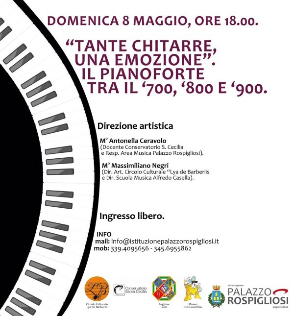 Domenica 8 Maggio – Tante Chitarre Una Emozione – Concerto @ Palazzo Rospigliosi