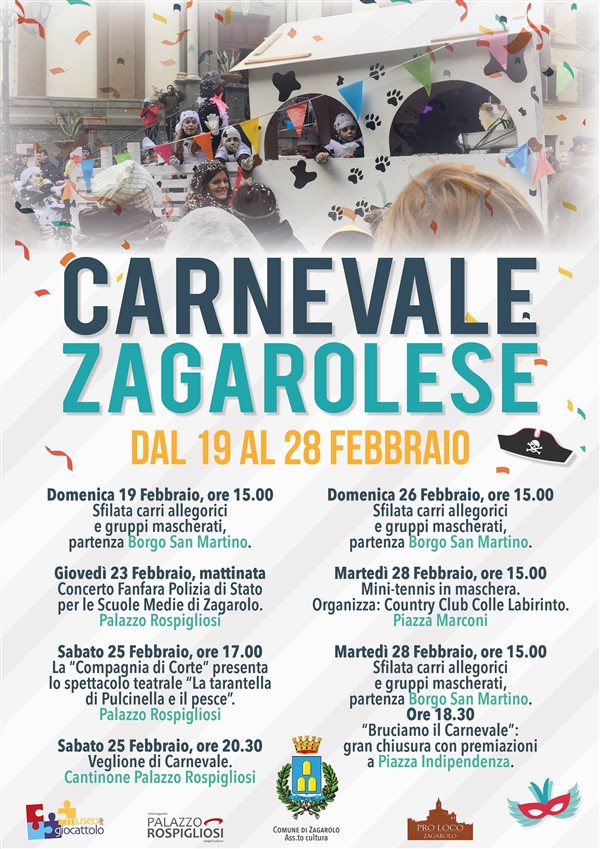 19-28 Febbraio – Carnevale Zagarolese 2017