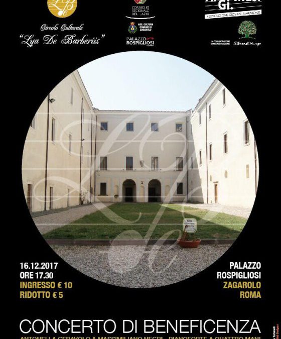 Concerto di Beneficenza-Palazzo Rospigliosi, 16 Dicembre