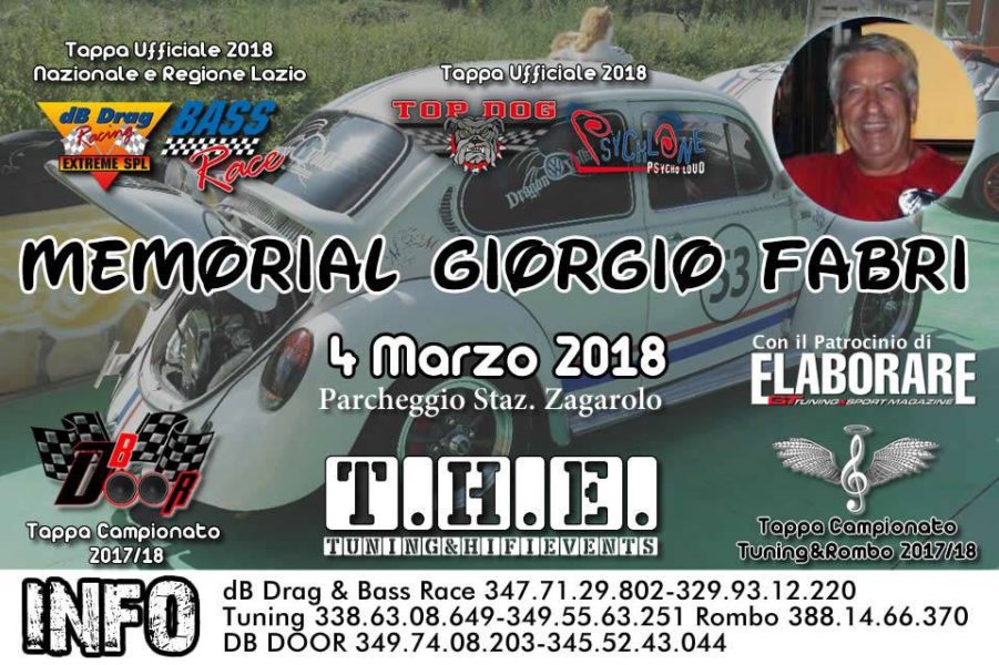 Memorial Giorgio Fabri- 4 Marzo