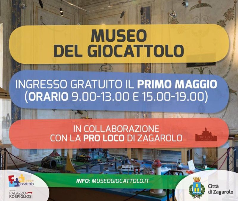 1° maggio al Museo del Giocattolo – Ingresso gratuito