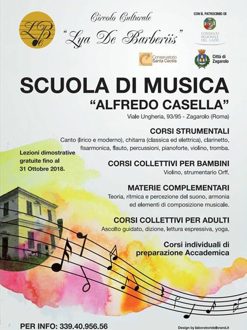 I corsi di musica della Scuola “Alfredo Casella”