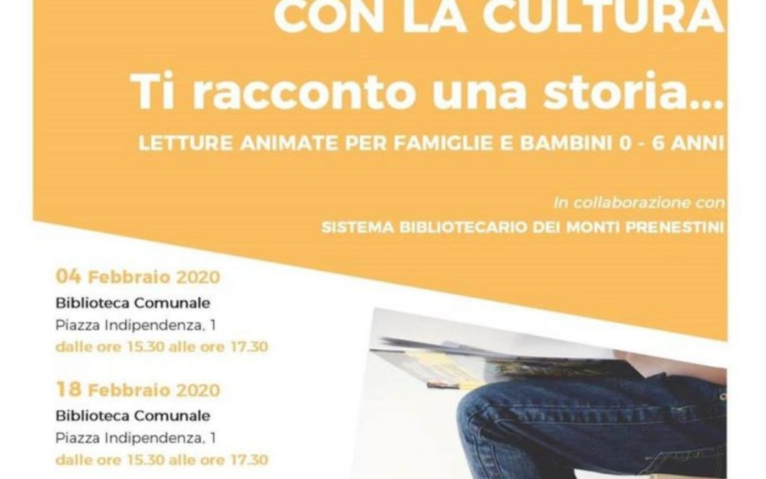 “Vaccinati con la Cultura: ti racconto una storia…”