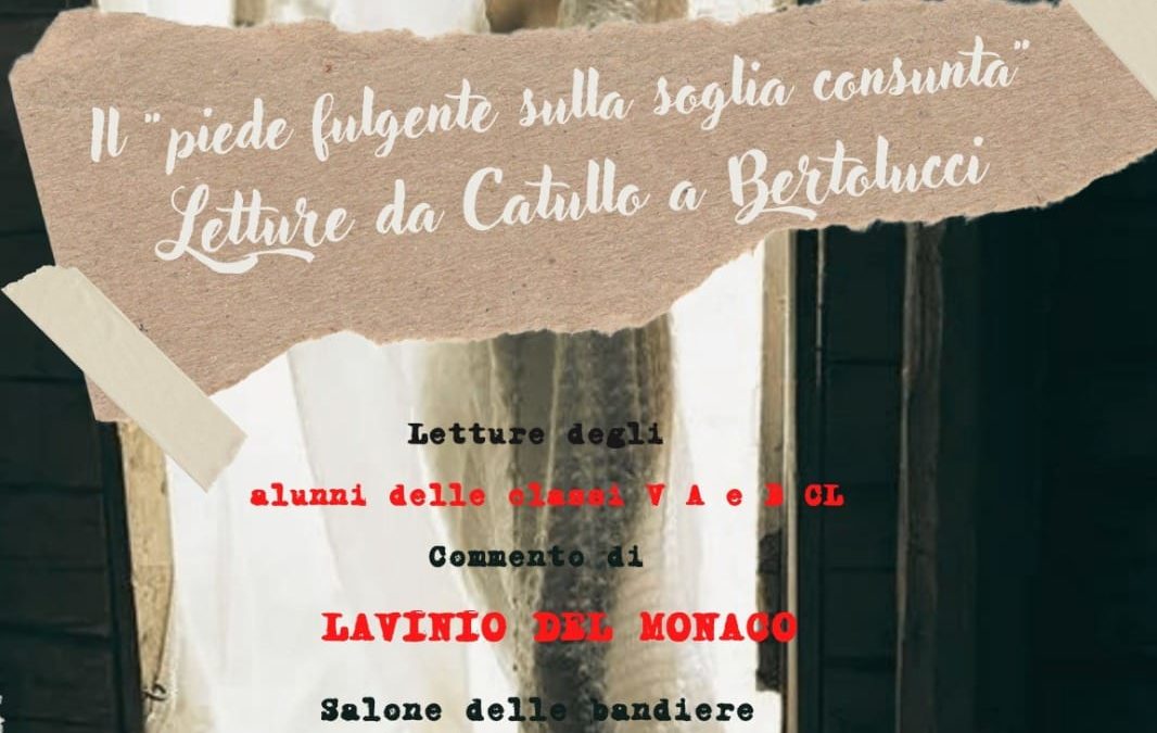 19 Novembre Letture da Catullo a Bertolucci
