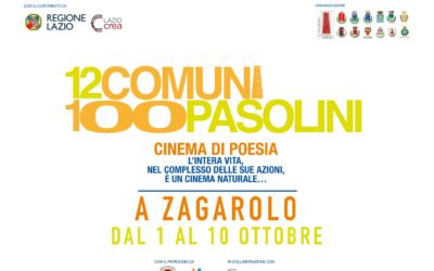 12 Comuni, 100 Pasolini: cinema di poesia a Zagarolo dall’1 al 10 Ottobre