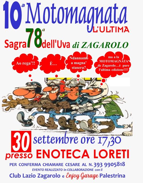 10 Motomagnata alla 78a Sagra dell’Uva