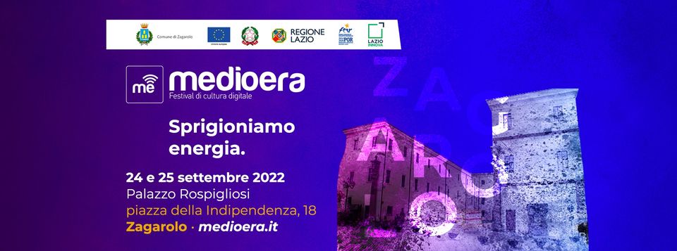 24-25/09 Medioera, Festival di Cultura Digitale a Zagarolo