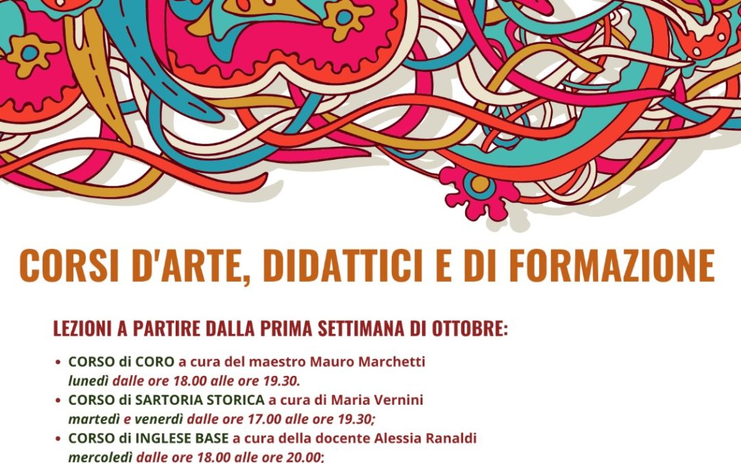 Palazzo Rospigliosi presenta i Corsi d’Arte in partenza ad Ottobre