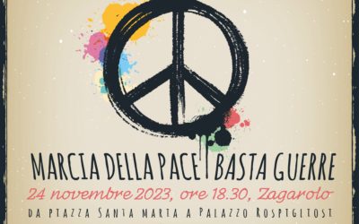 Marcia della Pace a Zagarolo: venerdì 24 novembre ore 18.30