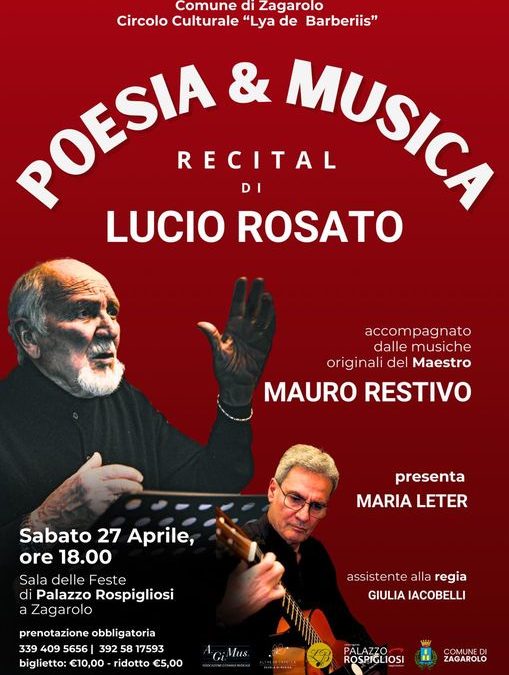 Poesia & Musica: Un’Emozionante Serata con il Recital di Lucio Rosato a Palazzo Rospigliosi