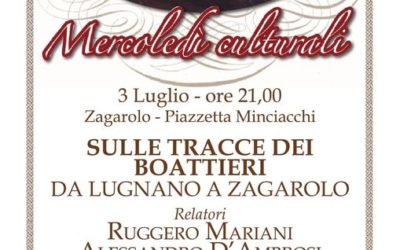 “ZAGAROLO, UN’ESTATE DA SOGNO” – AL VIA I MERCOLEDÌ CULTURALI CON L’ASSOCIAZIONE “AMICI DI ZAGAROLO”