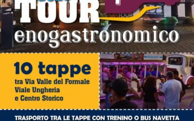 🍷 Sabato 12 Luglio a Zagarolo torna il Bar Tour enogastronomico – 7ª edizione