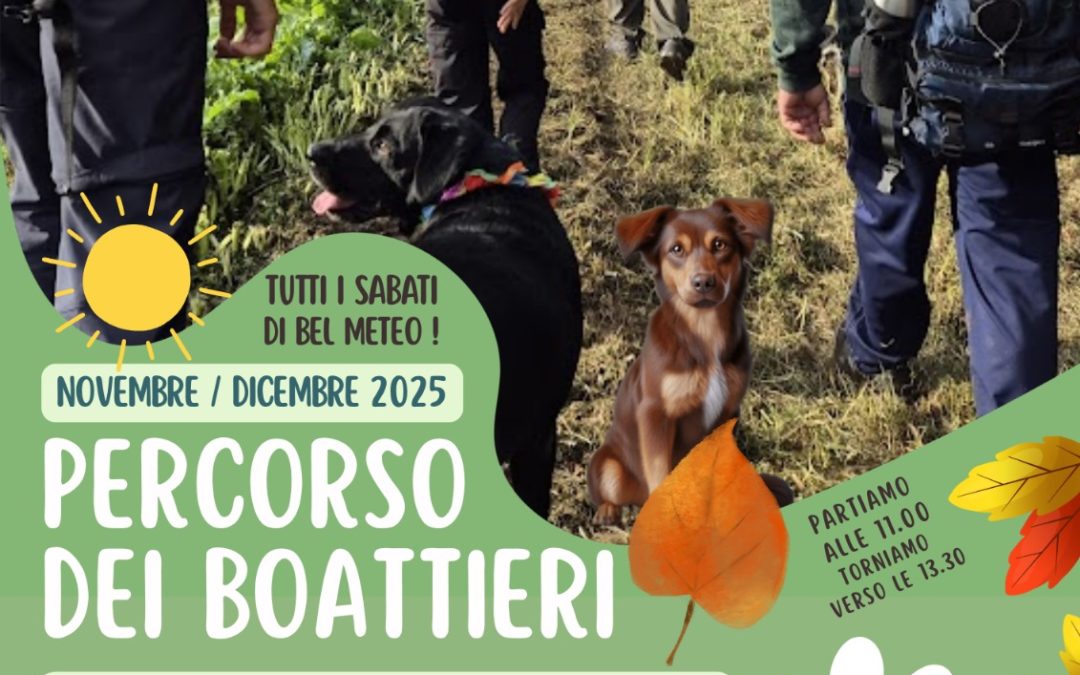🍂 Percorso dei Boattieri – In Cammino Senza Confini fino al 13 dicembre